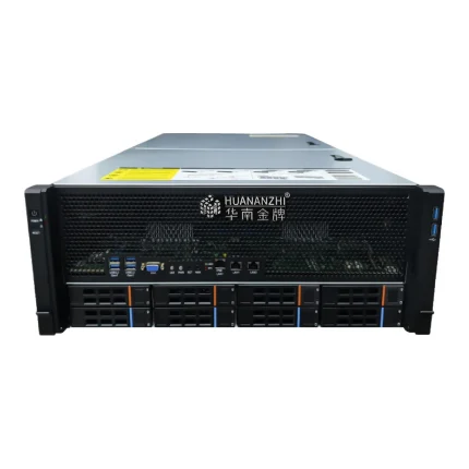 GPU-сервер HUANANZHI HN-Y4238V1 4U на 8–10 видеокарт — вид спереди