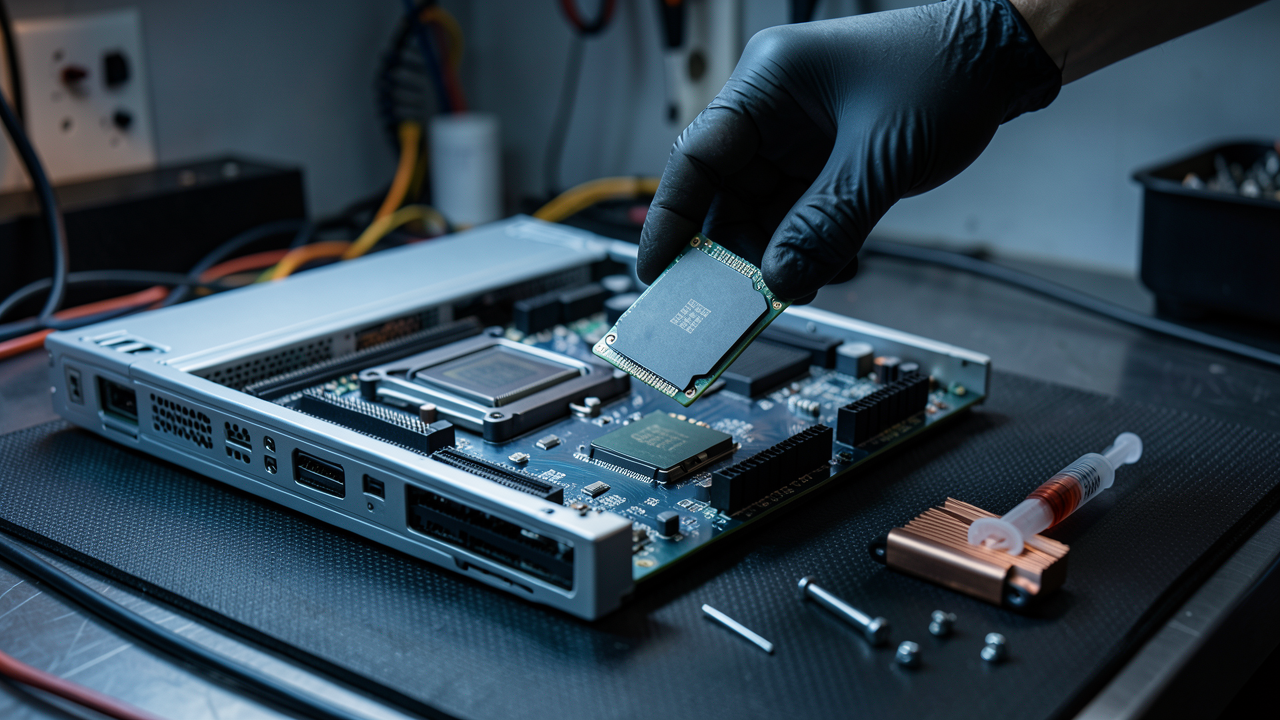 Установка процессора Xeon E5 в серверную плату X99