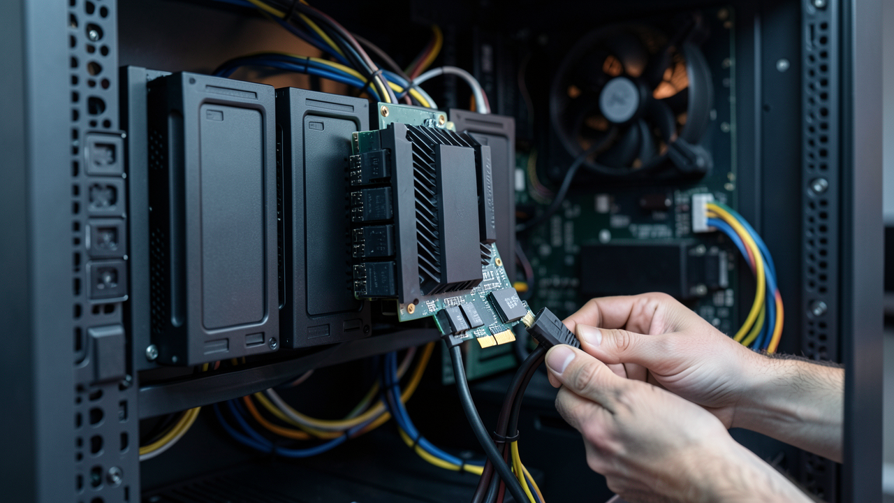 SSD и NVMe в сервере для системы и баз данных