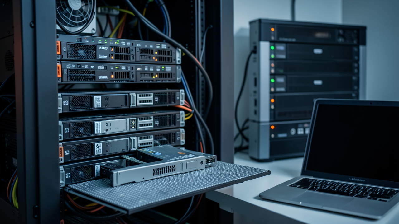 Сервер хранения с массивами HDD и NAS-полками для TrueNAS