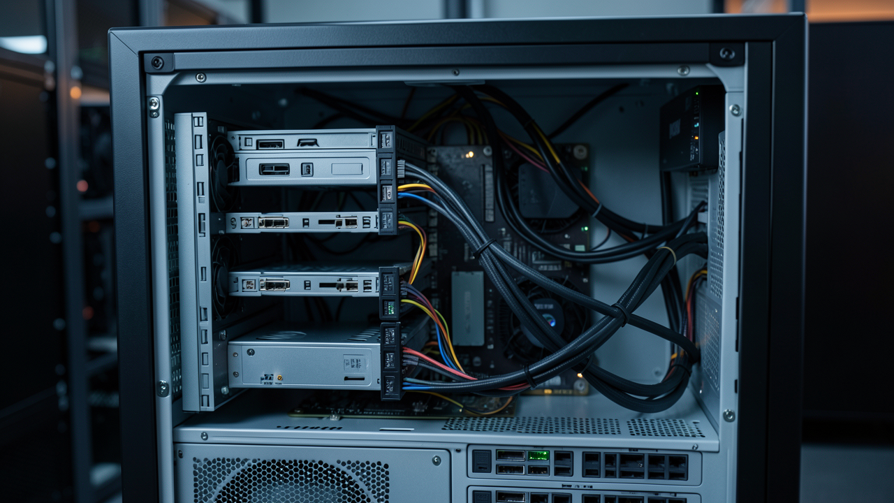 Интерфейсы SATA, SAS и NVMe внутри серверной корзины и на плате