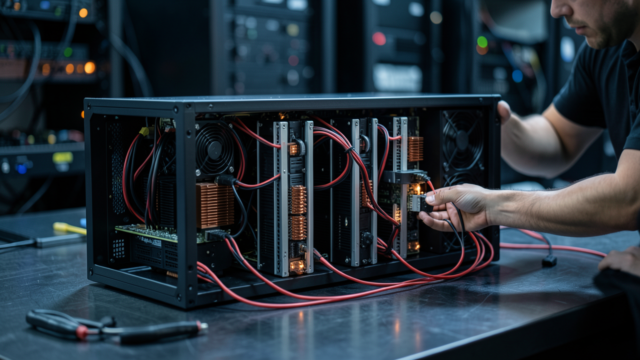 Несколько GPU в сервере, соединённые интерконнект-мостами