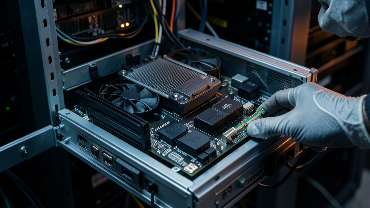 Компоненты сервера: CPU, память, диски и сетевые карты